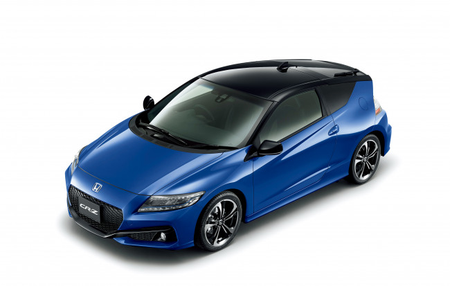 Обои картинки фото автомобили, honda, синий, 2015г, zf1, jp-spec, cr-z