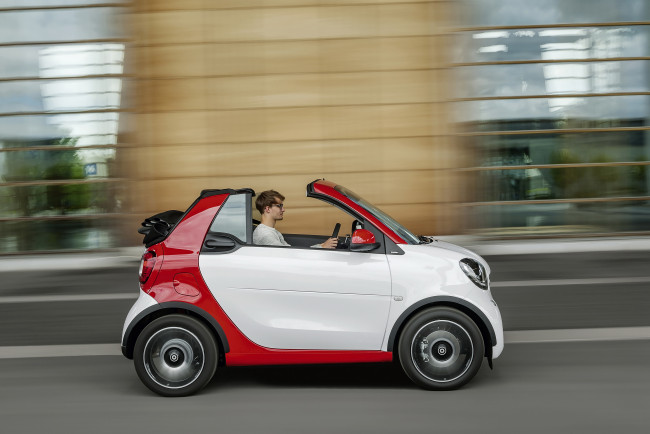 Обои картинки фото автомобили, smart, cabrio, urban, passion, fortwo, 2016г, a453, style