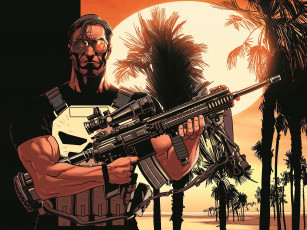 Картинка рисованное комиксы the punisher