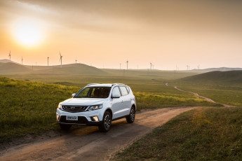 обоя автомобили, geely, vision, suv, 2016г