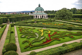 Картинка природа парк цветы дизайн клумбы ландшафтный