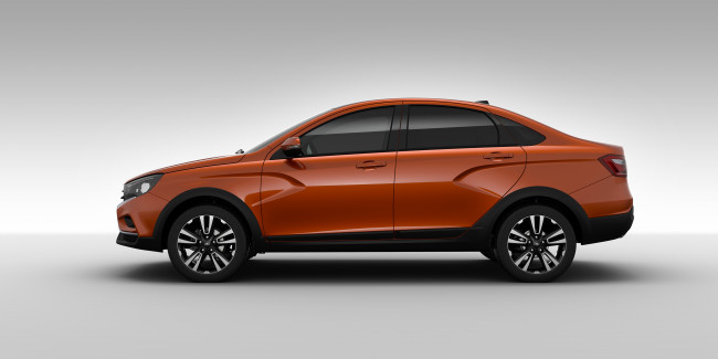 Обои картинки фото автомобили, ваз, xray, 2016г, cross, lada, concept