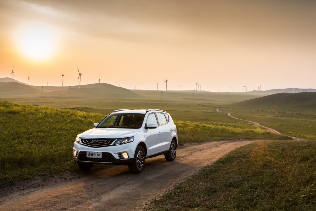 Обои картинки фото автомобили, geely, vision, suv, 2016г