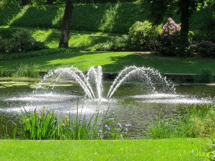 Картинка города -+фонтаны фонтан