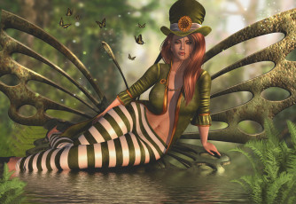 Картинка 3д+графика фантазия+ fantasy девушка