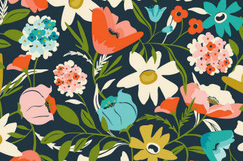 Картинка векторная+графика цветы+ flowers цвет фон текстура