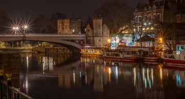 Картинка англия корабли порты+ +причалы водоем катер мост здания крепость