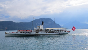 Картинка корабли пароходы катер река