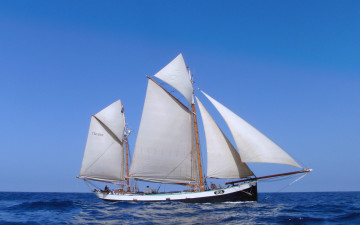 Картинка корабли парусники водоем