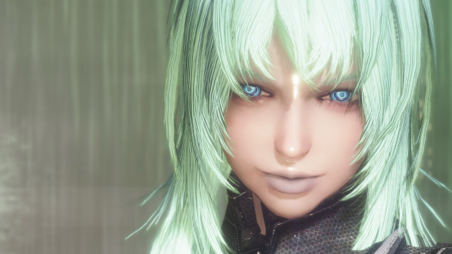 Обои картинки фото 3д графика, портрет , portraits, фон, взгляд, волосы, глаза