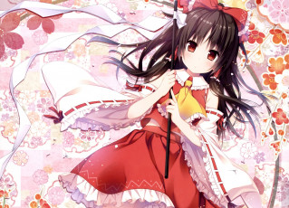 Картинка аниме touhou девушка