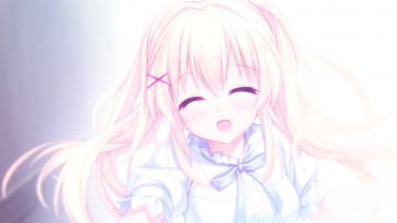 Картинка аниме summer+pockets девушка взгляд фон