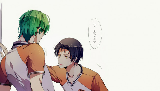Обои картинки фото аниме, kuroko no baske, парни