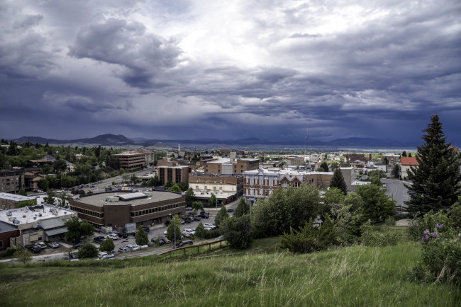 Обои картинки фото города, - панорамы, тучи