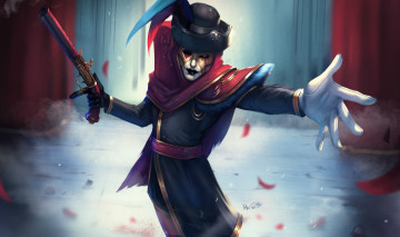 Картинка видео+игры league+of+legends пистолет персонаж