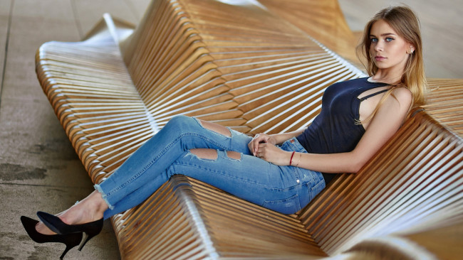 Обои картинки фото девушки, - блондинки,  светловолосые, ada, wojciechowska, sledz