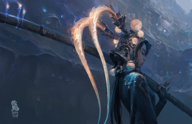 Обои картинки фото фэнтези, девушки, девушка