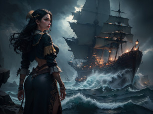 Картинка фэнтези девушки нейросети графика нейроарт ai art нейронные сети рисунки нейро искусство