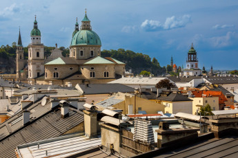 Картинка города зальцбург+ австрия панорама