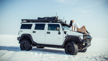 Картинка автомобили -авто+с+девушками hummer h2