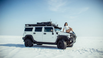 Картинка автомобили -авто+с+девушками hummer h2