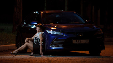 Картинка автомобили -авто+с+девушками toyota camry