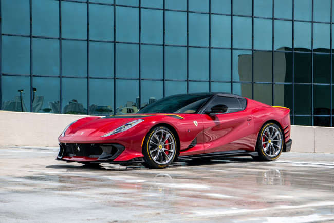 Обои картинки фото автомобили, ferrari, суперкар, supercar, 812, limited, edition, competizione, a