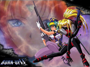 обоя аниме, burn, up