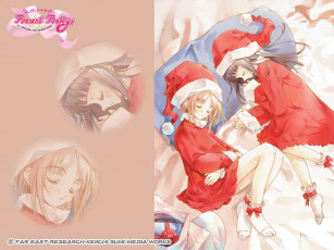 Картинка аниме merry chrismas winter