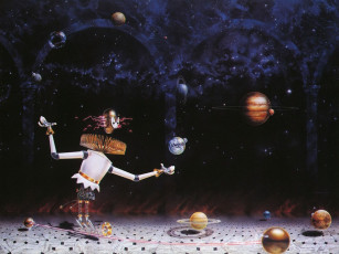 Картинка фэнтези роботы киборги механизмы