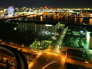 Картинка города огни ночного