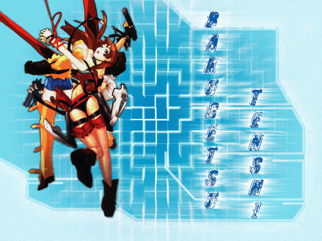 Обои картинки фото аниме, bakuretsu, tenshi