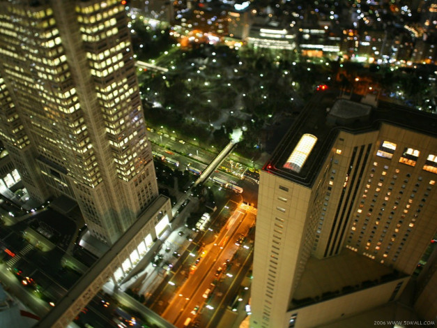 Обои картинки фото города, огни, ночного