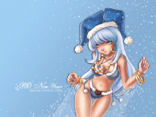 Картинка аниме merry chrismas winter