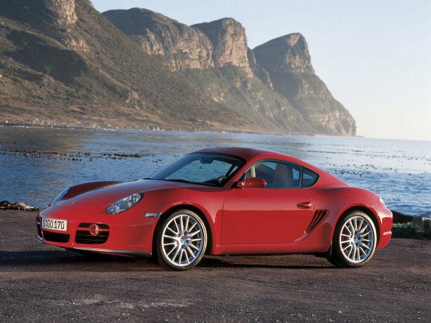 Обои картинки фото cayman, автомобили, porsche