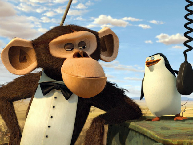 Обои картинки фото мультфильмы, madagascar, escape, africa