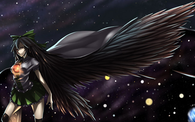 Обои картинки фото аниме, touhou