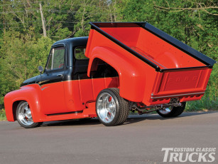 Картинка 1955 ford f100 автомобили custom pick up