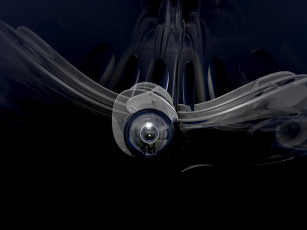 Картинка 3д графика abstract абстракции тёмный узор абстракция