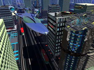 Картинка 3д графика fantasy фантазия дома