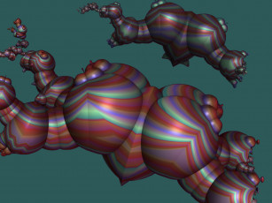 Картинка 3д графика fractal фракталы абстракция