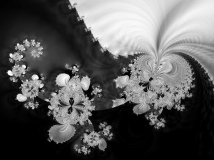 Картинка 3д графика fractal фракталы узор фрактал