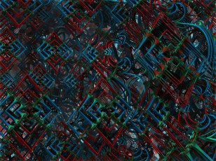 Картинка 3д графика fractal фракталы узор абстракция