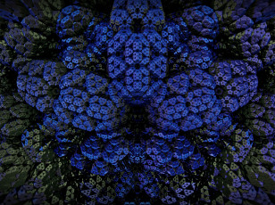 Картинка 3д графика fractal фракталы узор тёмный абстракция