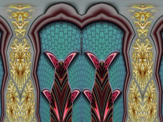 Обои картинки фото 3д, графика, fractal, фракталы, абстракция, узор