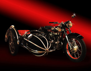 Картинка harley davidson мотоциклы коляской