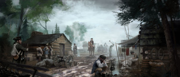 Картинка assassin’s creed iii видео игры солдаты