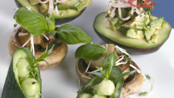 Картинка еда салаты закуски базилик