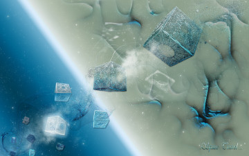 Картинка 3д графика другое узор цвета фон