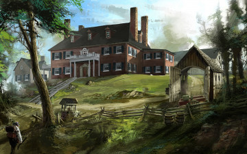 Картинка assassin`s creed iii видео игры assassin’s дома